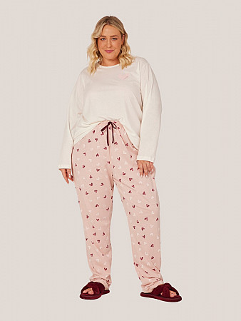 PIJAMA FEMININO LONGO PLUS SIZE