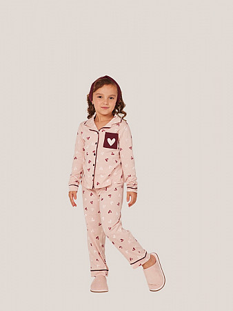 PIJAMA INFANTIL CAMISARIA LONGO