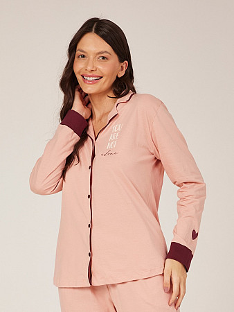 PIJAMA FEMININO CAMISARIA LONGO