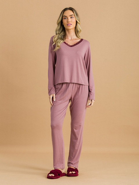 PIJAMA FEMININO LONGO